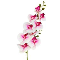 Orquídea Branca E Rosa 3D 103X16Cm Planta Artificial T Real