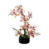 Orquídea Cymbidium Phalaenopsis Flores Eternas Em Vaso Blocos De Montar DIY Brinquedos De Blocos De