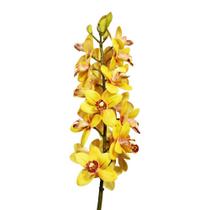 Orquídea Flor Artificial Permante Tok da Casa 78x13cm