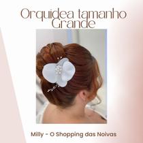 Orquídea Mini, média ou Grande Cabelo De Noiva Arranjo Grinalda Enfeite A23