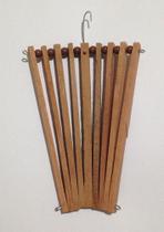 Orquídeas - 10 Leques De Madeira 15 Cm (peroba Rosa) Orquídeas - 10 Leques De Madeira 15 Cm (peroba Rosa)