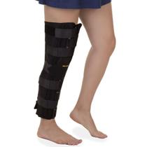 Ortese Imobilizador De Joelho 50cm Artrose Artrite Tala Preto Artipé