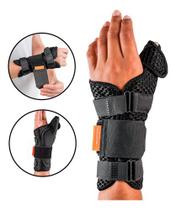 Órtese Munhequeira Tala Punho Mão Esquerda Com Polegar