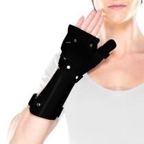 Ortese Tala De PVC Para Punho, Mão E Polegar Preto Tamanho Único - Artipé