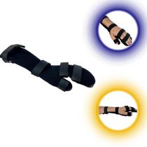 Ortese Tala De Pvc Para Punho, Mãos E Dedos Adulto Preto - Direito