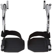 Os apoios de pés Swing Away Drive Medical STDSF-TF pretos