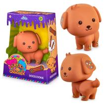 Os Chocolix Docecookie Cachorrinho Em Vinil 16Cm Adijomar