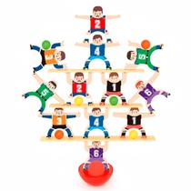 Os Equilibristas Jogo De Tabuleiro Bonecos + Bolas Duelo De Equilíbrio