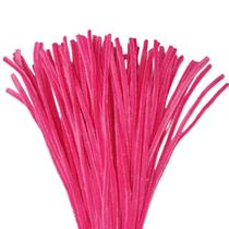 Os limpadores de cachimbo apresentam hastes de chenille rosa escuro, 30 cm, 200 unidades Os limpadores de cachimbo apresentam hastes de chenille rosa escuro, 30 cm, 200 unidades
