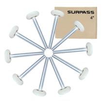 Os rolos de porta de garagem superam o nylon ultrassilencioso, pacote de 10 polegadas