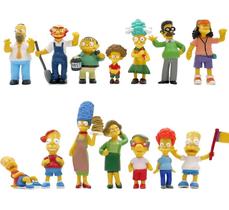 Os Simpsons Bonecos Action Figure 14pçs Miniaturas Coleção