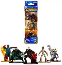 Os Vingadores Guerra Infinita Nano Metalfigs Pack 5 Figuras