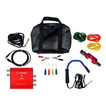 Osciloscópio Automotivo 3 Canais 80mhz Usb Mecânica Avançada New Tecnoscópio 3c80