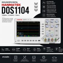 Osciloscópio Bancada Eletronica Dos1102 Hanmatek + Garantia