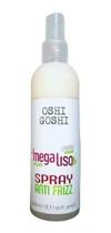 Oshi Goshi Mega Liso Spray Anti Frizz Vegano Proteção Térmica Brilho Intenso Maciez Fios Alinhados Disciplinados Hidratados Perfume Manutenção Do Liso