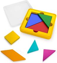 Osmo - Genius Tangram - Idades 6-10 - Usar Formas/Cores para Resolver para Quebra-Cabeças Visuais (500+) - Para iPad ou Fire Tablet - STEM Toy (Osmo Base Required - Amazon Exclusive)