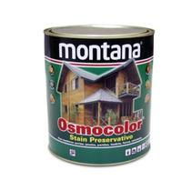 Osmocolor Stain Black 900ml Montana Proteção Acabamento Acetinado Resistente às Ações Climáticas