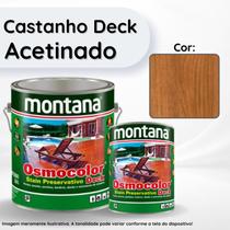 Osmocolor Stain Castanho UV Deck Acetinado 3,6L Madeira Proteção para Deck Osmocolor Stain Castanho UV Deck Acetinado 3,6L Madeira Proteção para Deck