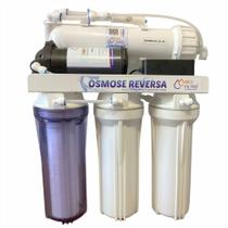 Osmose Reversa - 4 etapas/200GPD - 30L/H - Com bomba
