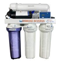 Osmose Reversa - 4 etapas/75GPD - Com bomba e TDS in line Osmose Reversa - 4 etapas/75GPD - Com bomba e TDS in line