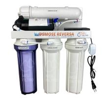 Osmose Reversa - 4 etapas/75GPD - Com bomba Osmose Reversa - 4 etapas/75GPD - Com bomba