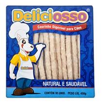 Ossinho Palito Natural para cães Osso para cachorro Deliciosso palito Fino 450g