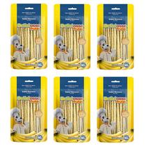 Ossinho para Cachorro Petisco Palito Fino Banana Deliciosso Frutas 90g Combo 6 unidades Ossinho para Cachorro Petisco Palito Fino Banana Deliciosso Frutas 90g Combo 6 unidades