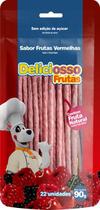 Ossinho xisdog deliciosso para cães adultos sabor frutas vermelhas 90g