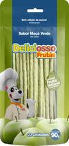 Ossinho xisdog deliciosso para cães adultos sabor maça verde 90g