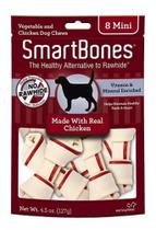 Ossinhos Smartbones Petisco Cães Chicken Frango Mini 8 Unid