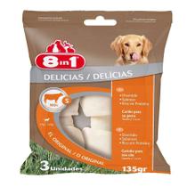 Osso 8in1 para Cães Nó sabor Natural Pequeno 3un