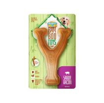 Osso Bamboo Forquilha Tam M Limpa Dentes Tártaro Truqys