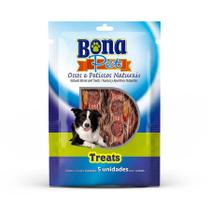 Osso Bonapet Natural Jerky Esôfago para Cães 5 Unidades - BONA PET