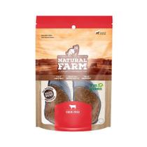Osso Casco Bovino Bacon e Queijo com 2 Unidades para Cães Natural Farm