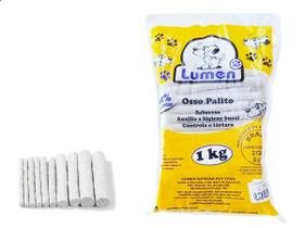 Osso Comestível P/cães Lumen 1 Kg Osso Palito 15/5