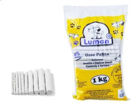 Osso Comestível P/cães Lumen 1 Kg Osso Palito 8/5