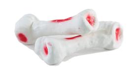 Osso De Borracha Brinquedo Para Pet 18 Cm - 03 Peças Osso De Borracha Brinquedo Para Pet 18 Cm - 03 Peças