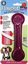 Osso de Nylon Pet Qwerks Flavorit Berry Grande P/ Cachorro