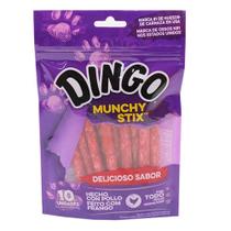 Osso Dingo Caes Premium Munchy Stix Palitos 10 Pk