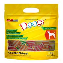 Osso Doogs Colorido Nó Médio 5/6 para Cães - 1 Kg