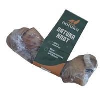 Osso Knot Plus Pele Bovina Mordedor Natural para Cães - Natuka