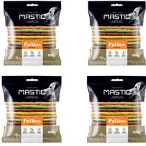 Osso Mastig Palito Colorido 8mmx5" 500g - 4UNI