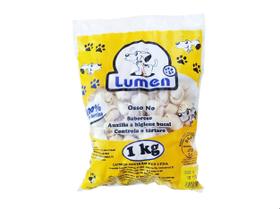 Osso Mordedor Comestível P/cães Lumen 1 Kg Osso Nó 1/2