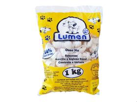 Osso Mordedor Comestível P/cães Lumen 1 Kg Osso Nó 2/3