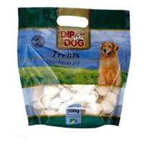 Osso Nó Cães Dip Dog Mordedor Ossinho Bovino Tamanho 2-3 500gr