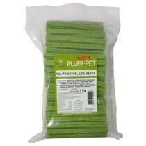 Osso Palito Dental Estrelado (Churros) - PLURI-PET - Sabor Menta - 1 Kg Osso Palito Dental Estrelado (Churros) - PLURI-PET - Sabor Menta - 1 Kg