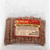 Osso Palito Flexível - Kidelici Osso - Sabor Carne - 500G