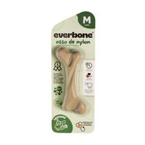 Osso Petisco de Nylon Para Cachorro Roer Everbone Sabor Banco Frango Legumes