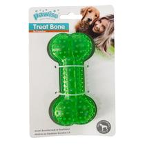 Osso Porta Petisco Pawise P Verde Brinquedo Interativo de Borracha para Cães Pequenos Osso Porta Petisco Pawise P Verde Brinquedo Interativo de Borracha para Cães Pequenos