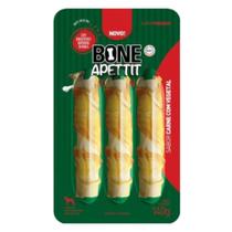 Osso Roll para Cães Sabor Carne com Vegetais em 140g